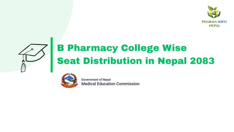B Pharmacy College-Wise Seat Distribution in Nepal 2083: 29 Colleges, 925 Seats