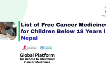 List of Free Cancer Medicines for Children Below 18 Years in Nepal